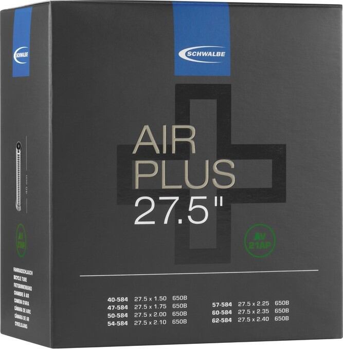 Duše Schwalbe AV 21 AP Air Plus 27.5x1.50-2.25 40/62-584 IB AGV 40mm