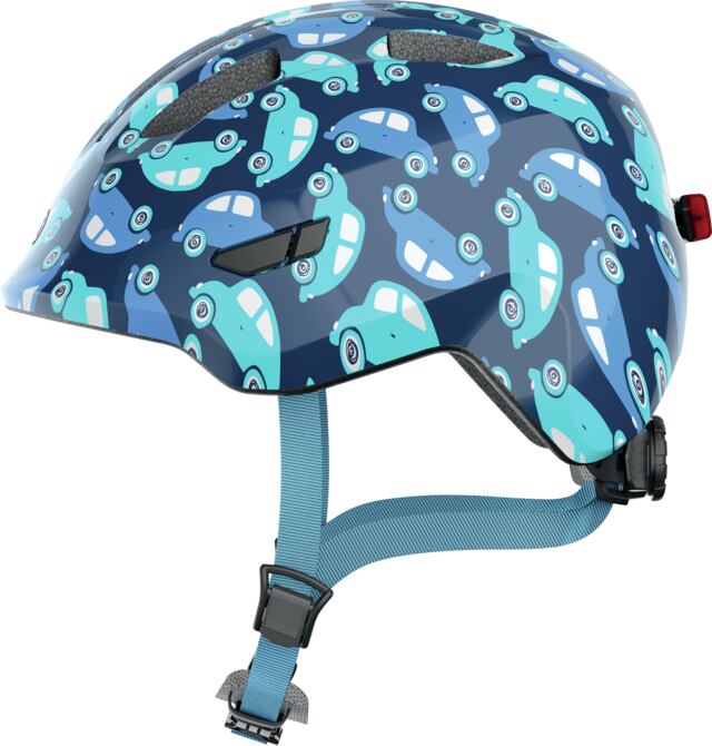 přilba ABUS - Smiley 3.0 LED blue car