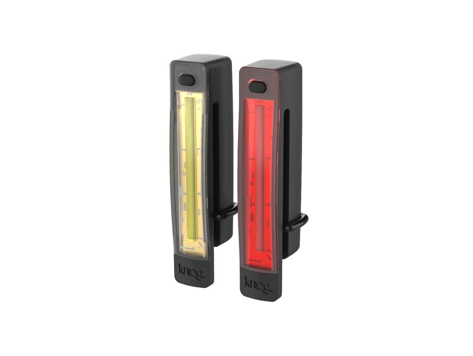 Sada světel KNOG Plus Free Twinpack - Translucent