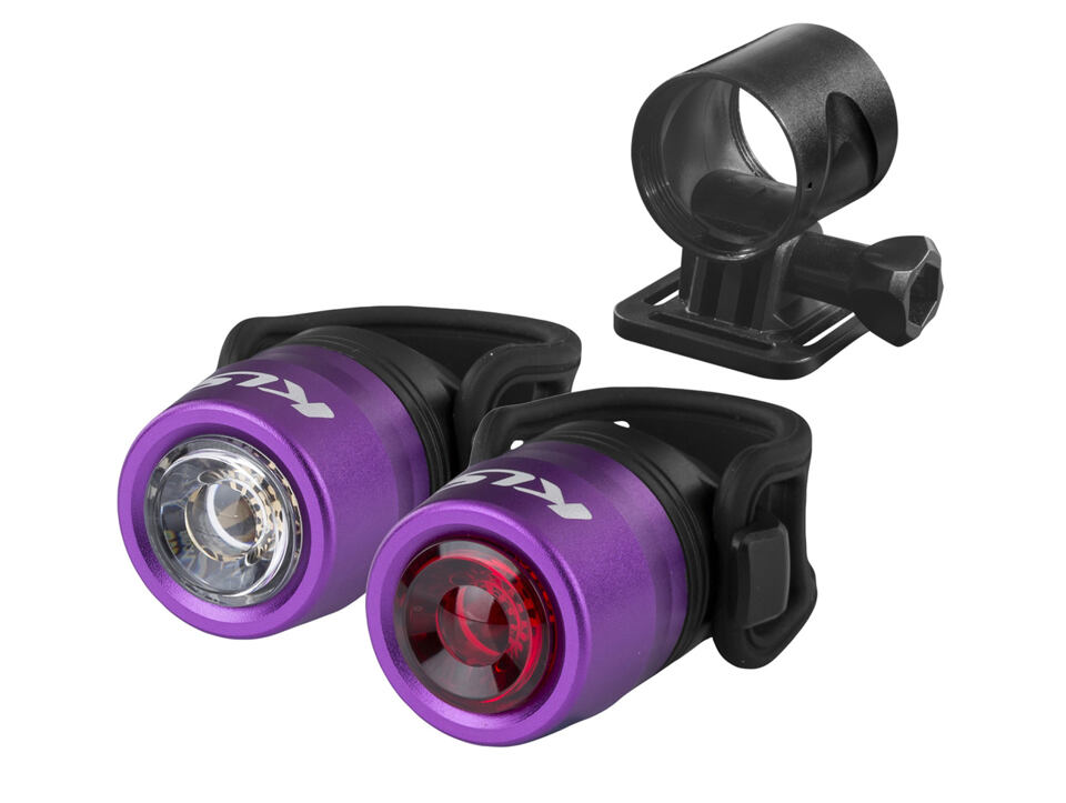 Set osvětlení dobíjecí KLS IO USB set, purple