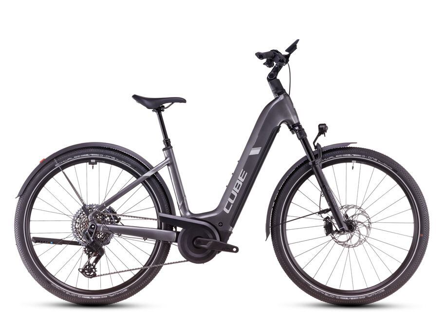 Cube Nuride Hybrid SLT 800 Allroad, easy entry - Graphite´n´fossil