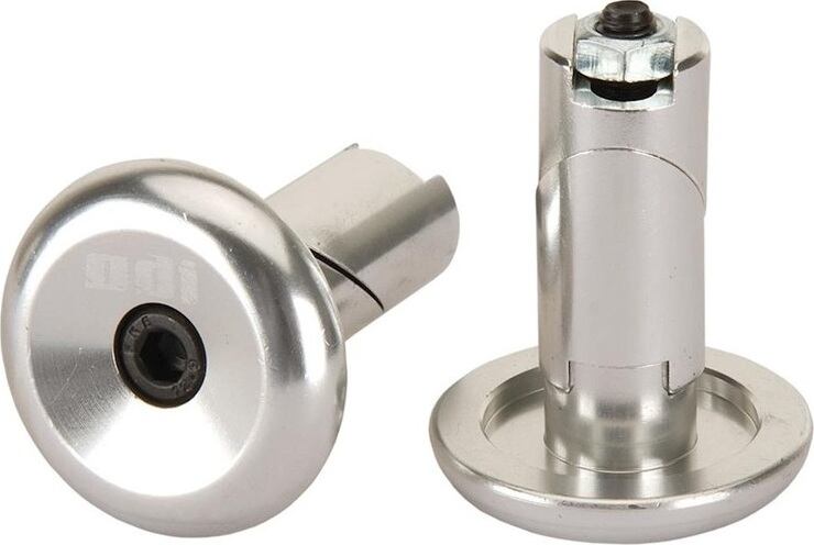 Koncovky řidítek ODI Aluminium End Plugs - Silver