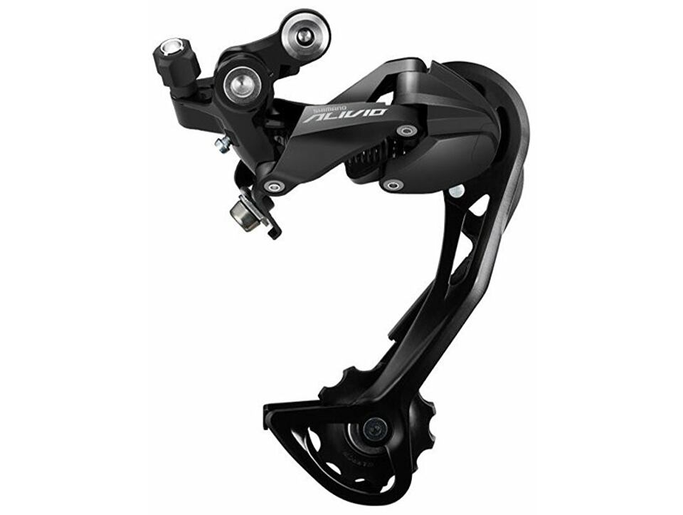 Menic Shimano Alivio RD-M3100GS 9-st. Shadow, stríbrná/cerná,