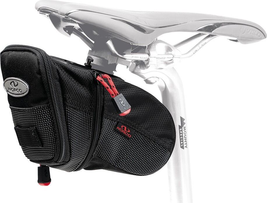 Taška pod sedlo Norco Ohio Expandable cerná, 10x10x20cm, 1,2-1,6 l, 160g