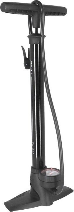 XLC Stojanová pumpa 'Delta' PU-S07 11 bar, dual.hlava, cerná