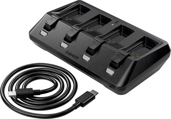 Nabíjecka SRAM eTap / AXS Base 4-st. Nabíjecka baterií, USB-C Kabel