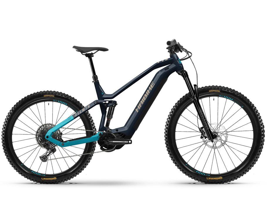 Haibike AllMtn 2 - blue/cyan/caramel