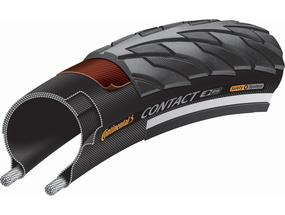 Plášt Conti Contact 28"x1.60" 700x42C 42-622 cerná