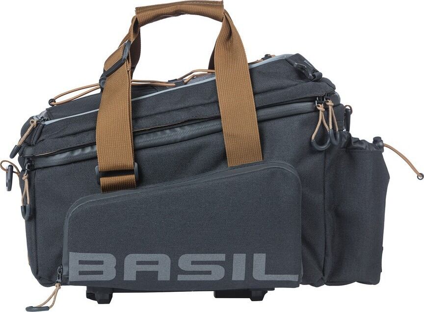 Brašna na nosic Basil Miles MIK XLPro cerná bridlice, nepromokavá, 9-36 l