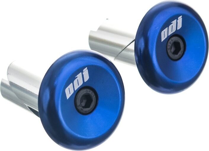 Koncovky řidítek ODI Aluminium End Plugs - Blue