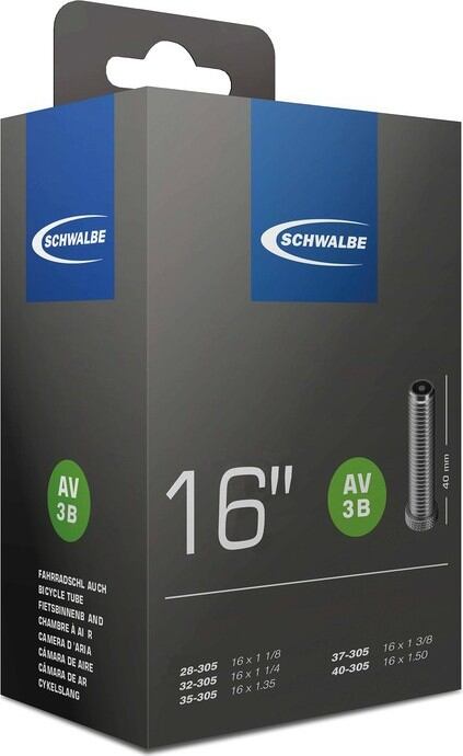 Duše Schwalbe AV 3B Light 16x1.10-1.50" 32/40-305 IB AGV 40mm