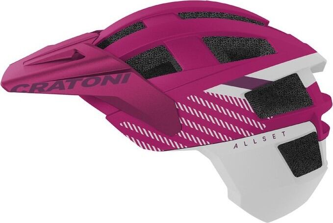Cykl.helma Cratoni AllSet Pro Jr. vel.uni (52-57cm) ružová/bílá matná