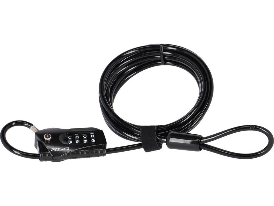 XLC kabel. zámek s čísly Hannibal Dvoj. poutko, Ø4.8x2500mm