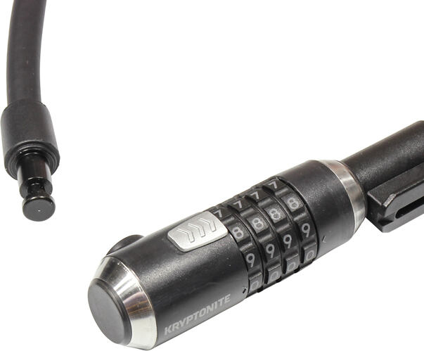 Zámek na kód KRYPTONITE KryptoFlex 1265 12x650mm - Black (2025)