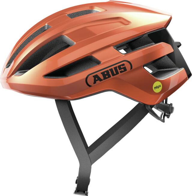 přilba ABUS - PowerDome MIPS goldfish orange