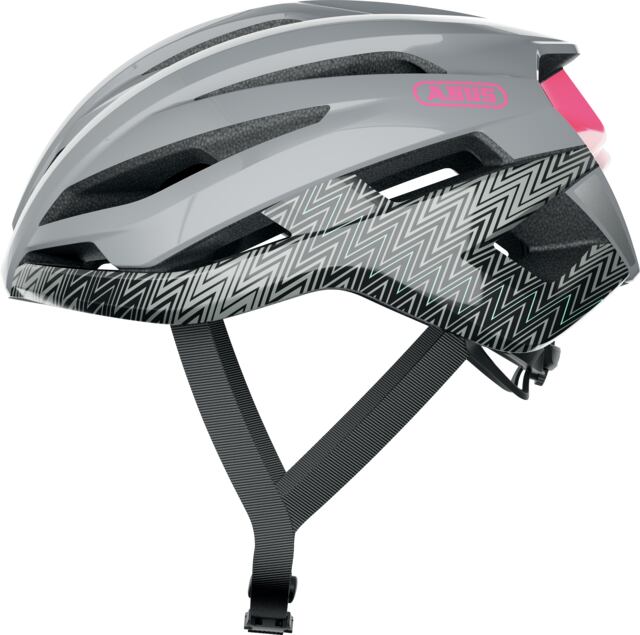 přilba ABUS - StormChaser zigzag grey