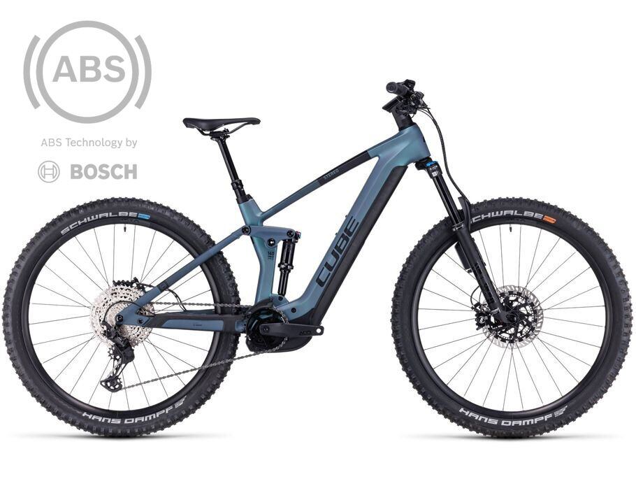 Cube Stereo Hybrid 140 HPC ABS 750 - Smaragdgrey´n´blue