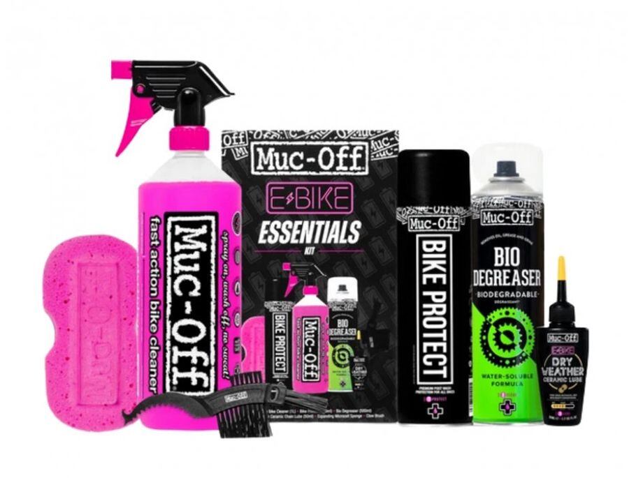 MUC-OFF EBIKE ESSENTIALS KIT - Sada na čištění a ochranu elektrokol v dárkovém balení