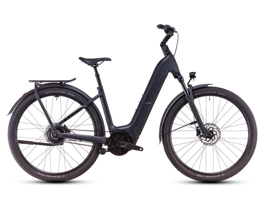 Cube Kathmandu Hybrid Comfort Pro, easy entry - night´n´chrome