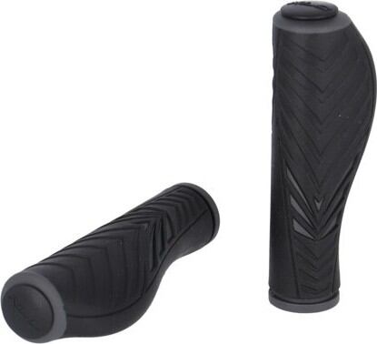 XLC gripy GR-G25 cerná/bílá, 130 mm