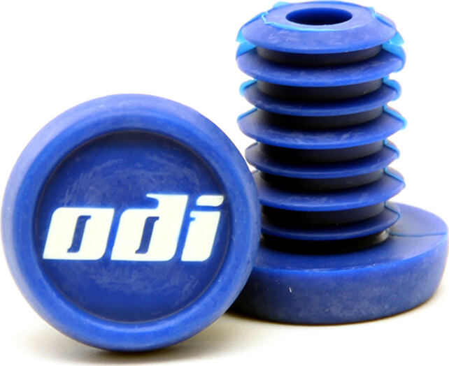 Koncovky řidítek ODI "Push-in" pack 20 ks Blue, modré