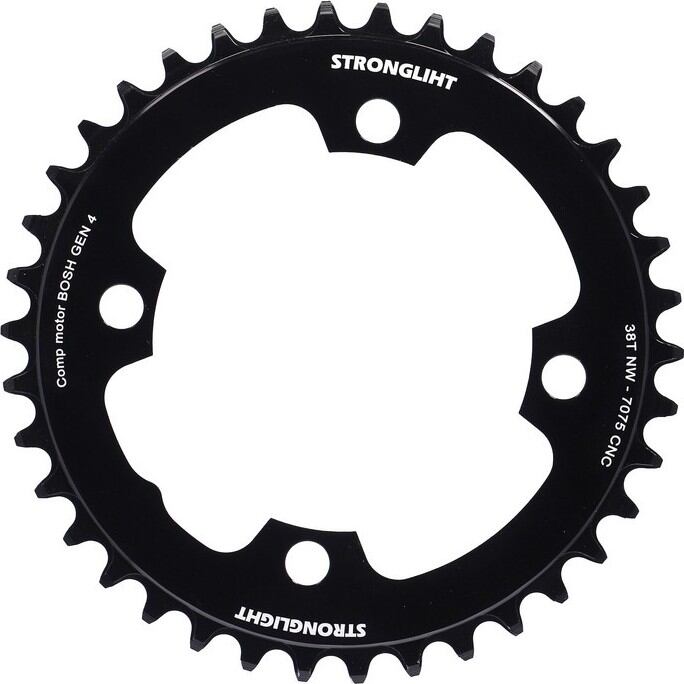 Prevodník E-Bike Stronglight BoschGen4 104mm, 38 Z., Alu, cr, 11-st., NW
