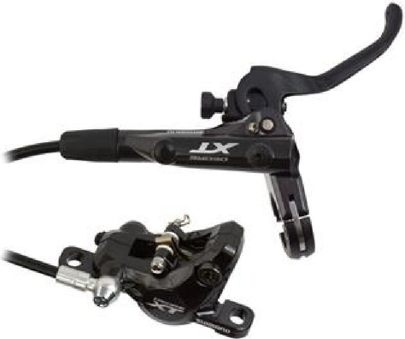 Brzda kotoučová Shimano set zadní XT M8020 resin bez chladiče, adaptér 180 mm, 1700 mm