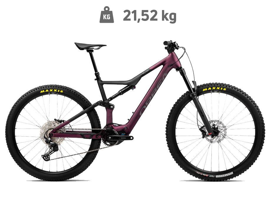 Orbea RISE H10 2023 - Metallic Mulberry-Black