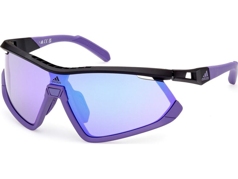 Sluneční brýle ADIDAS Sport SP0055 Black/Gradient Or Mirror Violet