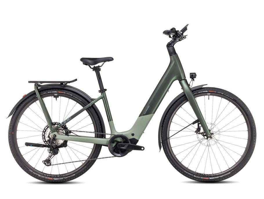 Cube Kathmandu Hybrid C:62 SLT 400X, easy entry - stellar´n´origanogreen