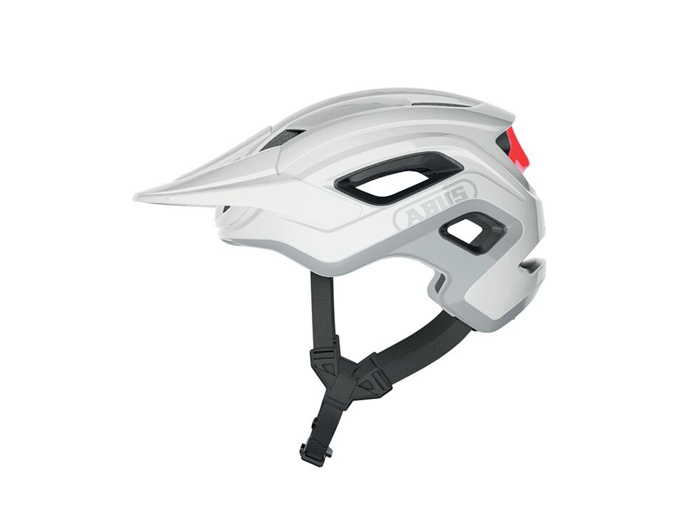 přilba ABUS - Cliffhanger shiny white