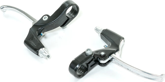 Páky brzdové Saccon L65A V-brake, stříbrné páky