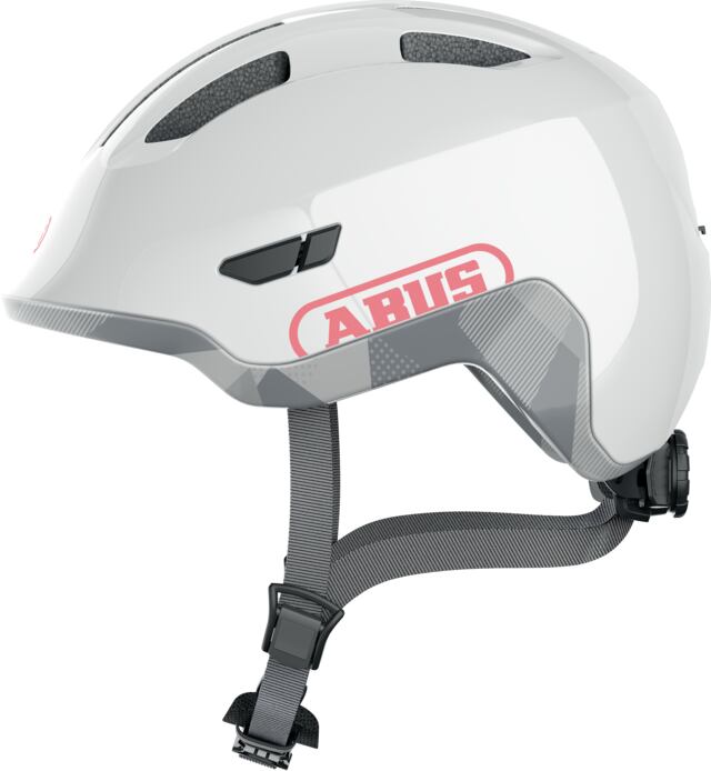 přilba ABUS - Smiley 3.0 ACE LED shiny white