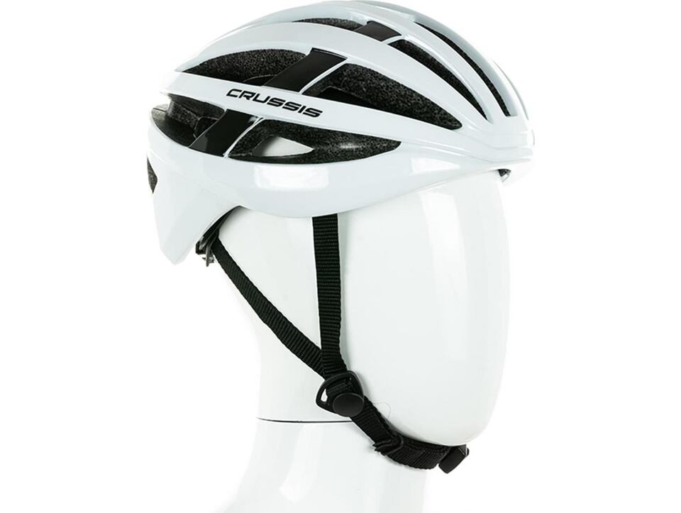 Crussis - Cyklistická přilba CRUSSIS 03011 - bílá vel. L (58-62cm)