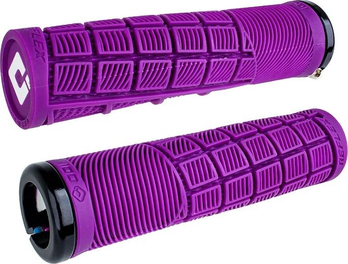 Gripy MTB ODI Reflex V2.1 135 mm White/purple