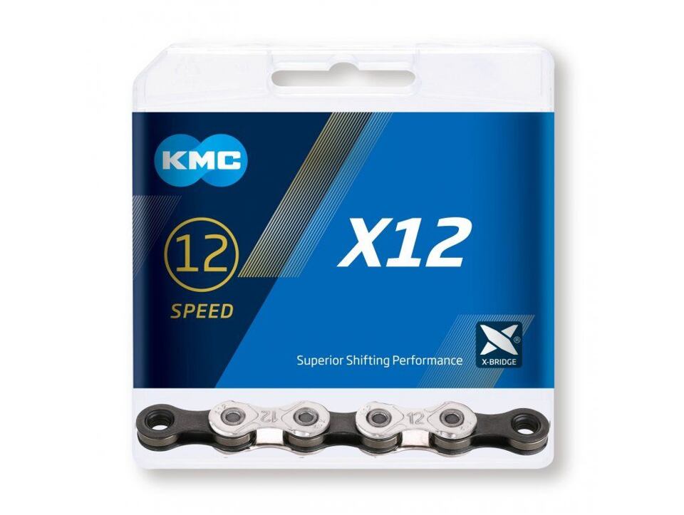 Řetěz KMC X12 Silver-Black 12 SPEED