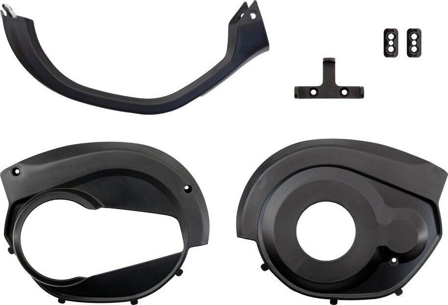 GEN3 Alloy kryt motoru sada Haibike lev/prav/stred, mont.dest, úchyt.dest
