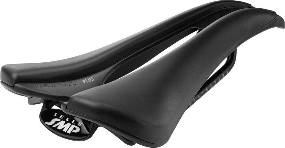 Sedlo Selle SMP EVO 140 Plus cerná, unisex, 140x267mm, cca 234g