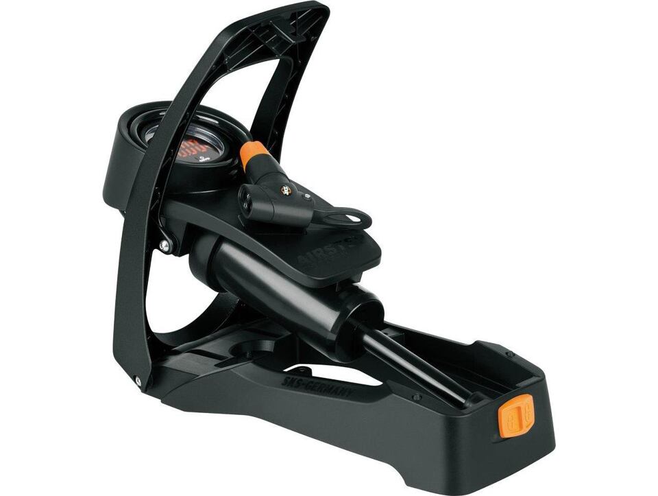 Nožní pumpa SKS Airstep DIGI crn,+ Digitalmanometer AV/DV/SV