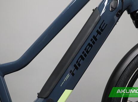 Haibike Trekking 5 low standover 2022 - blue/canary