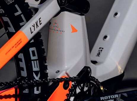Haibike Lyke CF 10 - Leather/Orange-gloss