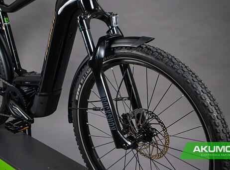 Haibike Trekking 11 - High - 2022 - Gloss Black Metal Tan