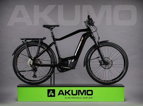 Haibike Trekking 11 - High - 2022 - Gloss Black Metal Tan