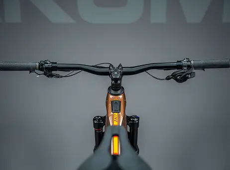 Haibike Lyke CF 10 - Leather/Orange-gloss