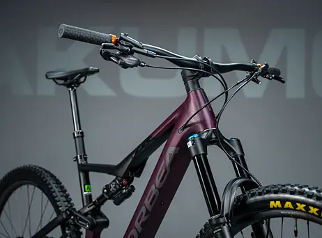 Orbea RISE H10 2023 - Metallic Mulberry-Black