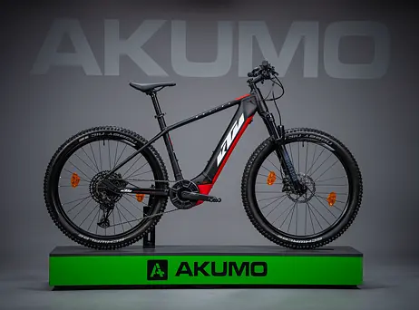 KTM Macina Emountain 27 Pro - matte black/white/red