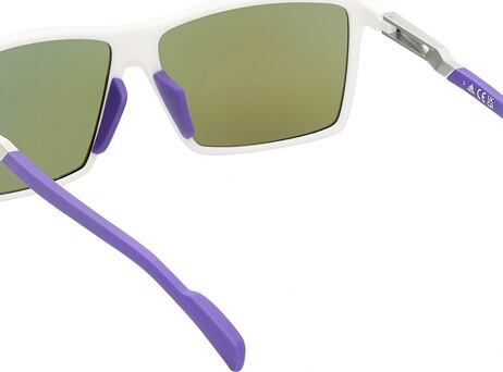 Sluneční brýle ADIDAS Sport SP0058 White/Gradient Or Mirror Violet