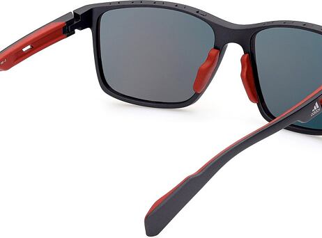 Sluneční brýle ADIDAS Sport SP0035 Matte Black/Roviex Mirror