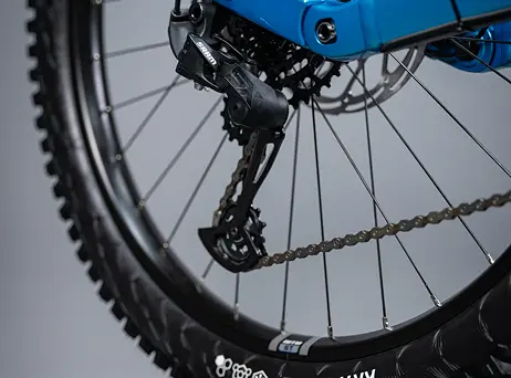 Haibike AllMtn 2 - blue/cyan/caramel