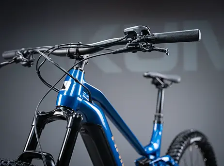 Haibike AllMtn 2 - blue/cyan/caramel